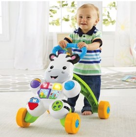 Resim Armağan Oyuncak Fisher Price Melodili Zebra Yürüteç DLD80 