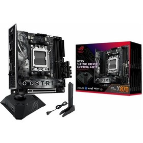 Resim Asus Rog Strix X870-ı Gaming Wifi Ddr5 8600mhz Oc M.2 Hdmı/usb-c Pcıe 5.0 Am5 Mıtx Anakart 