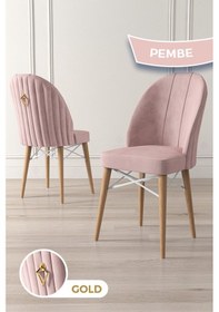 Resim Canisa Concept Ritim Serisi 1.sınıf Babyface Kumaş Doğal Ahşap Ayak Beyaz Kafesli 4 Adet Pembe Sandalye Sandalye Pembe Ayaklar Doğal Ahşap 