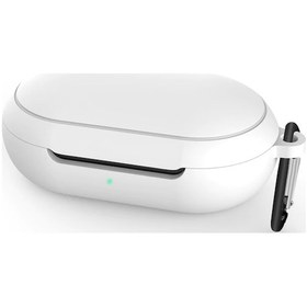 Resim Microsonic Samsung Uyumlu Galaxy Buds Mat Silikon Kılıf Beyaz 