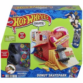 Resim HGT91 Hot Wheels Skate Parmak Kaykay Macerasına Başlangıç Setleri 