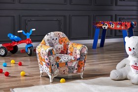 Resim TUBİHOME RENKLİ ÇOCUK KOLTUĞU 