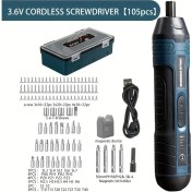 Resim Kablosuz Vidalama Tork Ayarlı Şarjlı Tornavida 