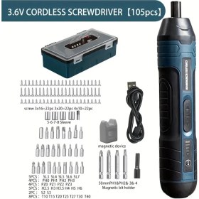 Resim Kablosuz Vidalama Tork Ayarlı Şarjlı Tornavida 