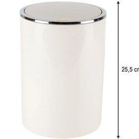 Resim 6 Lt Bej Çöp Kovası, Banyo, Mutfak ve Ofis Için Şık ve Pratik Kullanım 