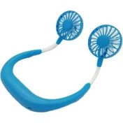 Resim Keluofu USB Açık Spor Mini Asılı Boyun Taşınabilir Yapraksız Küçük Asılı Boyun Asılı Boyun Tembel Ultra Sessiz Elektrikli Fan (Yurt Dışından) 