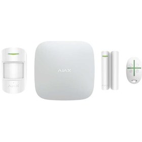 Resim Ajax Hub Kit Starterkithub Beyaz Kablosuz Alarm Seti 