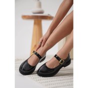 Resim Yokox Siyah Rugan Oxford Ayakkabı 