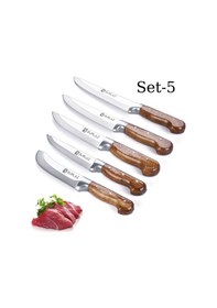 Resim Mutfak Bıçak Seti Sürlaz Sürmene Kasap Bıçak Set-5 