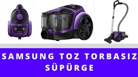 Resim Samsung Cycloneforce Toz Torbasız Elektrikli Süpürge 