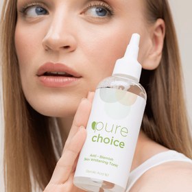 Resim Pure Choice Leke Karşıtı Cilt Beyazlatıcı Tonik 200 ML (Glycolic Acid %7) 