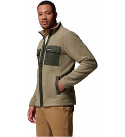Resim Columbia Juniper Peak Full Zip Fleece Yeşil Erkek Outdoor Polar Xe6508 Yeşil 