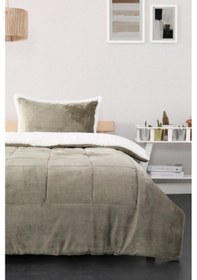 Resim Comforter Tek Kişilik Battaniye Seti - Çağla Yeşili 