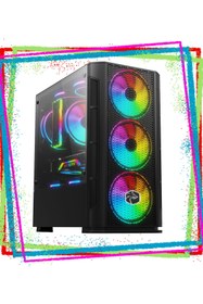 Resim Zeiron Esc X50 Intel Core i5 3470 8 GB RAM 120 GB SSD 500 GB HDD RX550 FreeDOS Masaüstü Oyun Bilgisayarı 