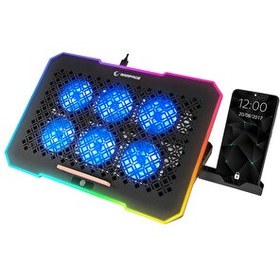 Resim Rampage S48 Freez Notebook Bilgisayar Soğutucu Stant Siyah 