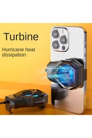 Resim Fibaks S10 Profesyonel Gaming Telefon Soğutucu Fan - Hızlı ve Sessiz Radyatör Klipsli Tasarım 
