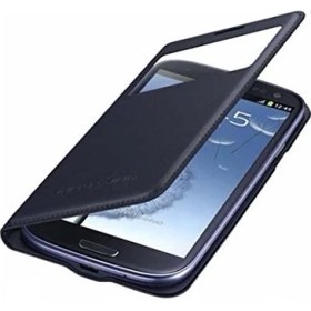 Resim Samsung Galaxy S3 ve S3 Neo Için S-View Pencereli Kılıf, Lacivert EF-CI930BLEGWW 
