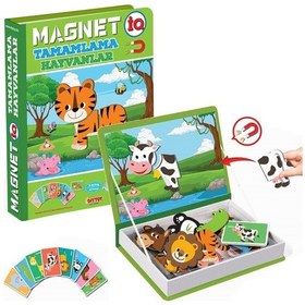Resim 1512 Dıytoy. Magnet Tamamlama - Hayvanlar/ +3 Yaş 