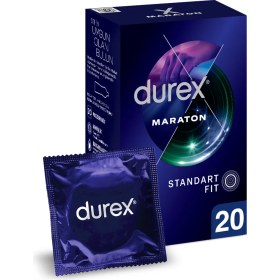 Resim Durex Maraton Serisi 20'li Ekstra Dayanıklı Geciktirici Prezervatif 