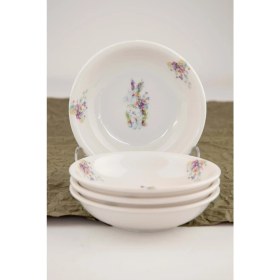 Resim Bursa Porselen Dekor Cute 4 Parça Porselen Çerezlik 