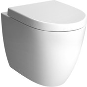 Resim VitrA Yeni Estevia Xdn Sento 86-003-001 Klozet Kapağı, Duroplast, Beyaz Company 
