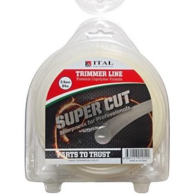 Resim Ital 2.40MM 84 M Yuvarlak Beyaz Tırpan Misinası Ot Çim Kesme İpi 
