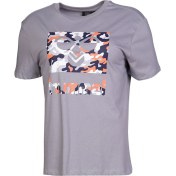 Resim Hummel Bisiklet Yaka Regular Fit Düz Gri Kadın T-Shirt - 910885-2048 Hmlberta 