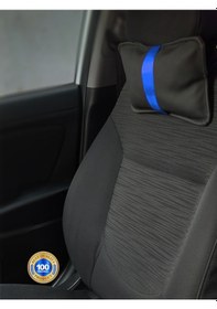 Resim Skoda Superb Oto Koltuk Boyun Yastığı Mavi Şerit 2 Adetı2871 