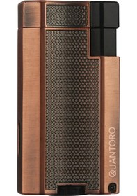 Resim Quantoro Çift Torch Pürmüz Bakır Metal Puro Çakmağı 