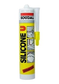 Resim Soudal Silicone U Genel Amaçlı Silikon 280 Gr - Şeffaf Şeffaf 