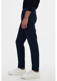 Resim D's Damat Ds Damat Comfort Fit Lacivert Düz Jean Kot Beş Cepli Yıkamalı Denim Pantolon 3hcj3ort00103 101 