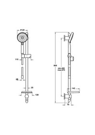 Resim Artema Duş Takımı, Master Slot 3f, Sürgülü, A45691 