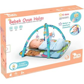 Resim Erdem Oyuncak Oyun Halısı Mavi 