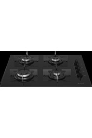 Resim Arçelik Ocd T 601-1 Es Gazlı Cam Tablalı Ocak Siyah 