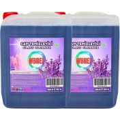 Resim Mediterian Lavanta Kokulu Profesyonel Cam Temizleyici 5 Litre 2'li Ekonomik Paket 