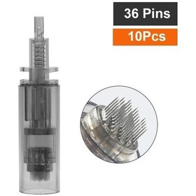 Resim Dr. Pen A7 Profesyonel Mikroiğne Kalemi 12 Kartuşlu Derma Roller Cilt Bakım Seti 36 Pins X10pcs Çok Renkli 