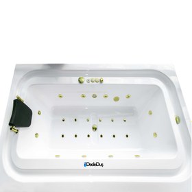 Resim Dikdörtgen Taşmalı Küvet | Jakuzi | Aliağa | 230x120 | Mod - 120x230 / Beyaz / 1 Kişilik 