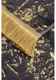 Resim Favora Simli Tavşan Tüyü 2li Banyo Paspas Takımı - Antrasit - Go Antrasit 