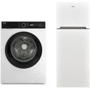 Resim VESTEL ÇAMAŞIR MAKİNESİ VE BUZDOLABI SETİ CMI97302+ NF52111 