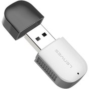 Resim Lenyes LR204 USB Bluetooth 5.1 Wireless Transmitter Adaptör Beyaz 