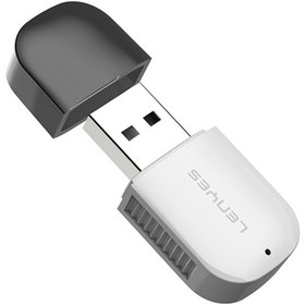 Resim Lenyes LR204 USB Bluetooth 5.1 Wireless Transmitter Adaptör Beyaz 
