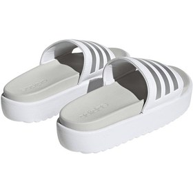 Resim Ie9703-k Adidas Adılette Platform Kadın Terlik Beyaz Ie9703-k Beyaz Gri Beyaz - Gri 