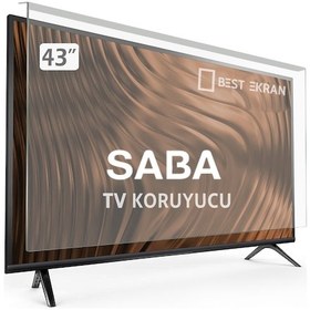 Resim Bestekran Saba Uyumlu Sb43F251 Tv Ekran Koruyucu - Saba Uyumlu 43" Inç Tv Tv Ekran Koruyucu 