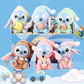 Resim Disney Stitch Peluş Bebek Blind Bag Peluş Oyuncak Ev Dekorasyonu Tatil Hediyesi için Uygun 