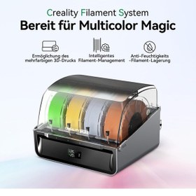 Resim K2 Plus İçin Creality Cfs Filament Sistemi Creality Hi, Otomatik Filament Tanımlama, Filamentler İçin Otomatik Nem Depolama 