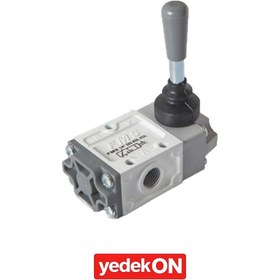 Resim 1/4 3x2 Pnömatik Kol Yay Valf 