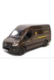 Resim tmtoysandmore Mercedes-Benz Orijinal UPS Kargo Van Minibüs 12.5 cm 1:48 Ölçekli 