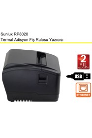 Resim Sunlux RP8020 Termal Adisyon Fiş Rulosu Yazıcısı 