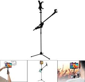 Resim Microcase 7in1 Set Mikrofon Tablet ve Telefon Tutuculu 180 Derece Döner Ayarlanabilir Mikrofon Standı AL4533 