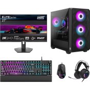 Resim Dragos DRx7633 Ryzen 5 5600 32GB 1TB NVMe 8GB RTX5060 27 İnç 240Hz 1ms QHD Oyuncu Hazır Sistem 